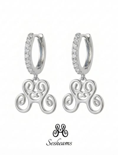 Orecchini con logo Sesheams