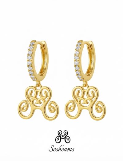 Orecchini con logo Sesheams
