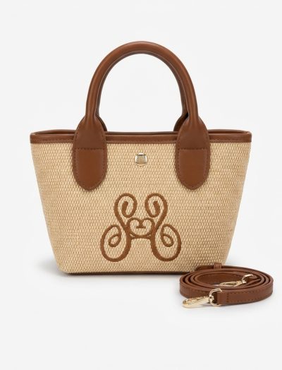 Mini bag Sesheams con logo ricamato