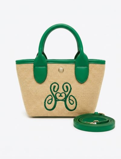 Mini bag Sesheams con logo ricamato