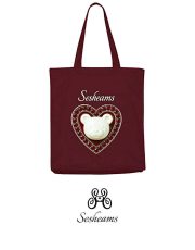 Tote Bag Porcelain Heart Bear