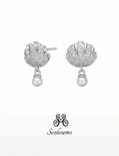 Orecchini Conchy Perlina - Silver