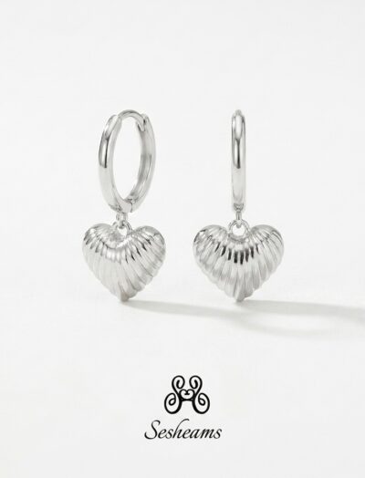 Orecchini Silver Heart
