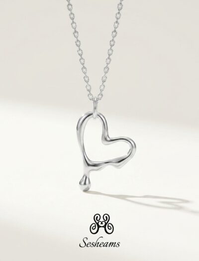 Collana Liquid Heart