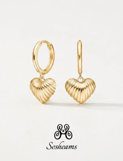 Orecchini Golden Heart