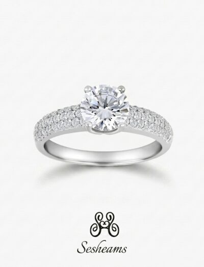 Anello Brillante Iconico Silver