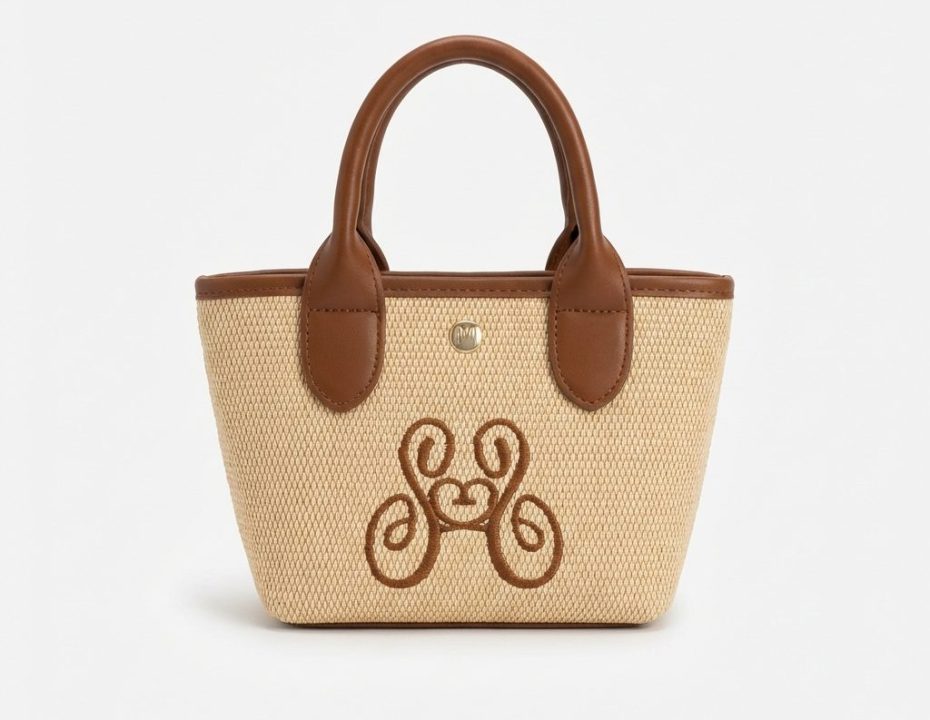 Mini bag Sesheams con logo ricamato